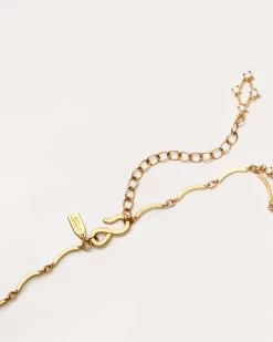 Clarion Crystal Waterfall Necklace -Urban Chic Shop KJL SPRING 23 FEBRUARY 1 CLARION NECKLACE GOLD 03