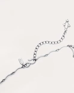 Clarion Crystal Waterfall Necklace -Urban Chic Shop KJL SPRING 23 FEBRUARY 1 CLARION NECKLACE SILVER 03