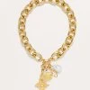 Stormy Charm Necklace -Urban Chic Shop KJL SPRING 23 FEBRUARY 1 STORY NECKLACE GOLD 01