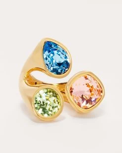Zarah Statement Ring -Urban Chic Shop KJL SPRING 23 FEBRUARY 1 ZARAH RING MULTI 01