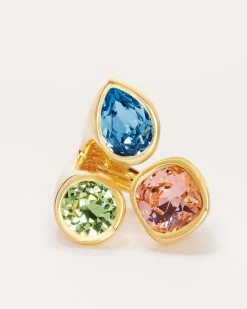Zarah Statement Ring -Urban Chic Shop KJL SPRING 23 FEBRUARY 1 ZARAH RING MULTI 02