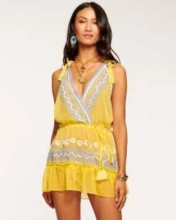 Cheri Embellished Coverup Dress