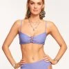 Bora Lace Up Bikini Top -Urban Chic Shop coverups may 1 C05238004 BORABIKINITOP BELLEFLOWER 02