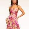 Sierra Strapless Maxi Dress -Urban Chic Shop evening 2023 may 1 E05233011 SIERRAGOWN MAUILILACMULTICRINKLESUNBURST 01