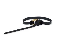 Ines Leather Tie Belt -Urban Chic Shop rtw 2022 belt black gold
