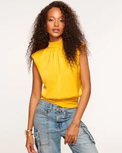 Emma High Neck Tank Top