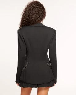 Leilani Blazer 8 Leilani Blazer -Urban Chic Shop rtw 2023 august 1 a08234005 leilanijacket black 04 7f9bd3cd 028c 4090 bc08 ae918da53c26