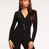 Hailey V-Neck Jumpsuit -Urban Chic Shop rtw 2023 august 1 a08235012 haileyjumpsuit black 01