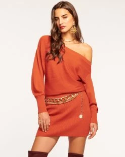 Anna Off-The-Shoulder Sweater Dress 14 Anna Off-The-Shoulder Sweater Dress -Urban Chic Shop rtw 2023 august 1 a08237003 annadress burntsiennaextrafinemerino 01 667ee12b 8d1c 4b80 aee1 d489a7247363