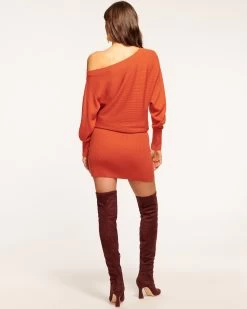 Anna Off-The-Shoulder Sweater Dress 17 Anna Off-The-Shoulder Sweater Dress -Urban Chic Shop rtw 2023 august 1 a08237003 annadress burntsiennaextrafinemerino 04 2ff3f2c8 3267 4378 8fc0 b6f3af01f72b