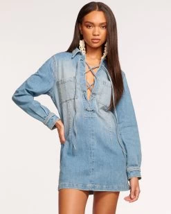 Wynter Denim Shirt Dress