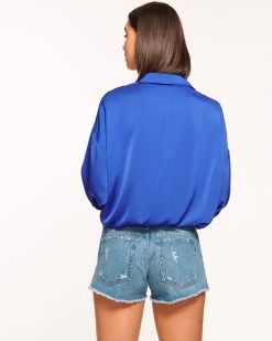 Perry V-Neck Top 7 Perry V-Neck Top -Urban Chic Shop rtw 2023 july 3 A07232003 PERRY CABANA BLUE 03