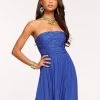 Ingrid Strapless Midi Dress 2 Ingrid Strapless Midi Dress -Urban Chic Shop rtw 2023 july 3 A07233006 INGRID DRESS CABANA BLUE 01