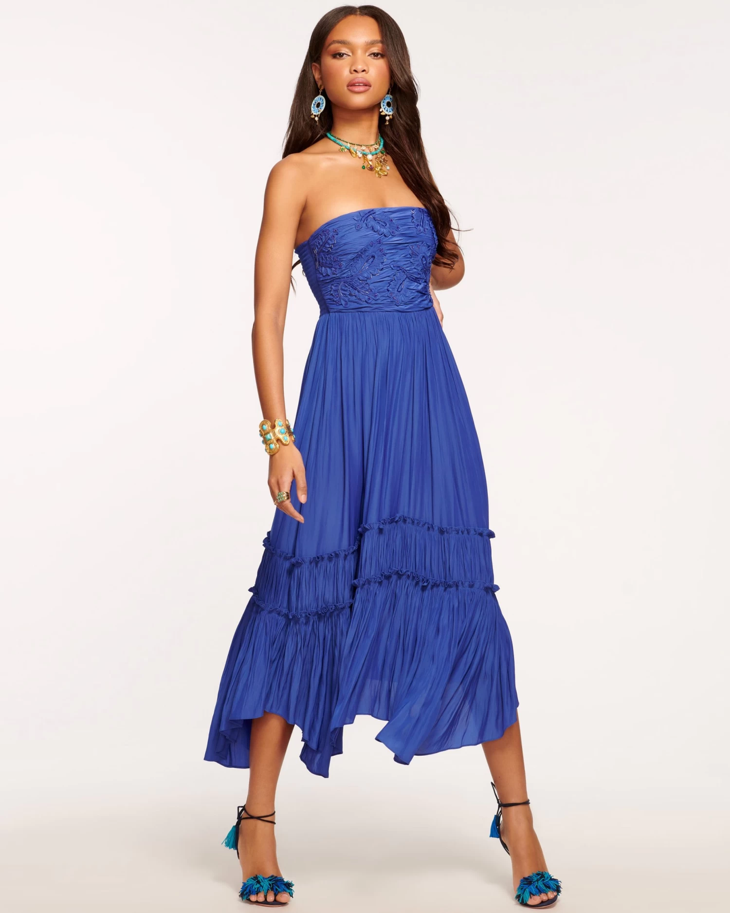 Ingrid Strapless Midi Dress 4 Ingrid Strapless Midi Dress - Image 2