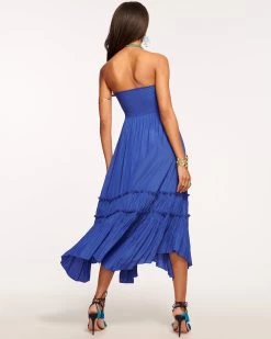 Ingrid Strapless Midi Dress 9 Ingrid Strapless Midi Dress -Urban Chic Shop rtw 2023 july 3 A07233006 INGRID DRESS CABANA BLUE 04