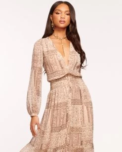 Bobbi V-Neck Maxi Dress