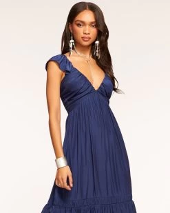Nelly Ruched Midi Dress