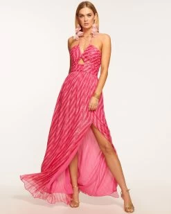 Athena Halter Maxi Dress