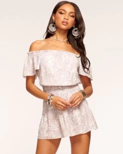 Lais Off-The-Shoulder Mini Dress