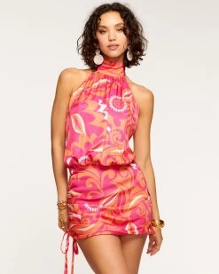 Meena Ruched Mini Dress