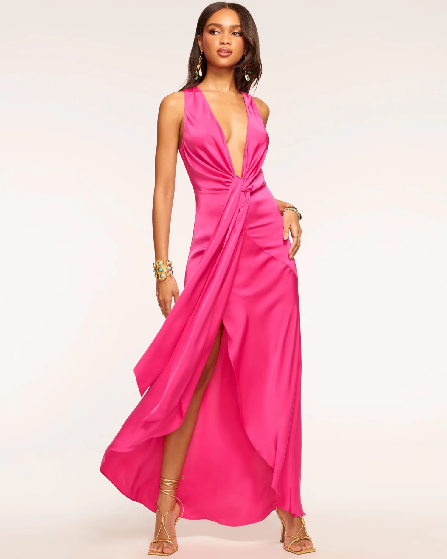 Ashlyne Plunging Maxi Dress 3 Ashlyne Plunging Maxi Dress