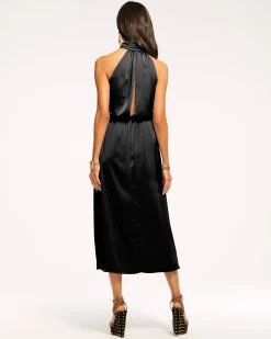 Dakota Halter Midi Dress -Urban Chic Shop rtw 2023 march 2 a03233008 dakotadress black 04 CC