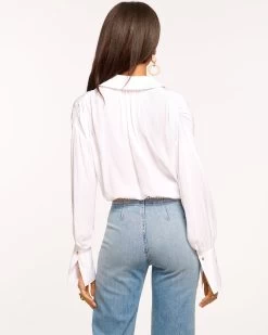 Suri Button Down Blouse 12 Suri Button Down Blouse -Urban Chic Shop rtw 2023 may 1 A05232027 EXCLUSIVESURI IVORY 03