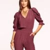 Kylie Short Sleeve Jumpsuit -Urban Chic Shop rtw 2023 september 2 a09235002 kylie jumpsuit cabernet 01 d95b0598 fa1b 45ef a737 e759298df16f
