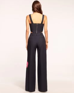 Ryleigh Embellished Wide Leg Trouser 10 Ryleigh Embellished Wide Leg Trouser -Urban Chic Shop rtw 2023 september 2 a09235007 ryleighpant darknavymulti 04